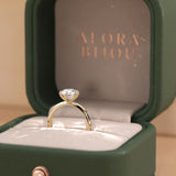 Exquisite Round Cut Solitaire Engagement Ring