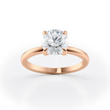 Classic Round Cut Solitaire Engagement Ring