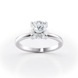 Classic Round Cut Solitaire Engagement Ring