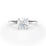 Classic Round Cut Solitaire Engagement Ring
