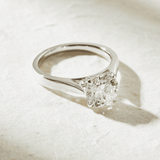 Round Solitaire Lab Grown Diamond Ring
