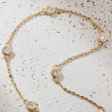 Round Station Lab Grown Diamond Bracelet