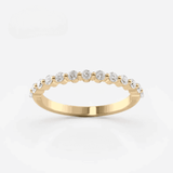 Round brilliant Diamond stacking ring