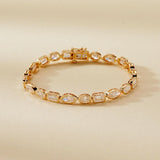 Multi-Shape Lab-Grown Diamond Tennis Bracelet