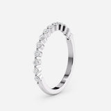 Round brilliant Diamond stacking ring