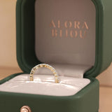 Round brilliant Diamond stacking ring