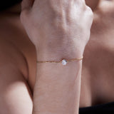Single Diamond Solitaire Bracelet