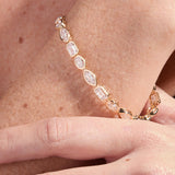 Multi-Shape Lab-Grown Diamond Tennis Bracelet