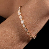 Multi-Shape Lab-Grown Diamond Tennis Bracelet