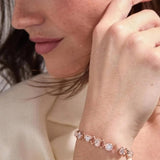 Rose Gold Multi-Shape Lab-Grown Diamond Bracelet