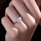 Round Solitaire Lab Grown Diamond Ring
