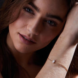 Pear Shaped Lab Diamond Solitaire Bracelet