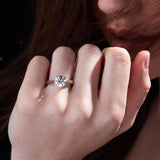 Round Solitaire Lab Grown Diamond Ring