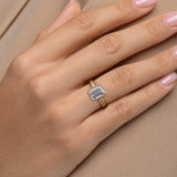 Emerald Cut Lab Grown Diamond Ring