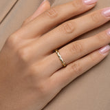 Braided Lab Diamond Ring