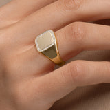 Women Diamond Signet Ring
