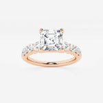 Elara - Graduated Side Stones Engagement Ring