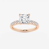 Elara - Graduated Side Stones Engagement Ring