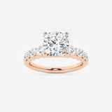 Elara - Graduated Side Stones Engagement Ring