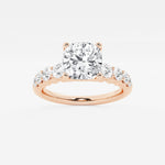 Elara - Graduated Side Stones Engagement Ring