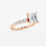 Elara - Graduated Side Stones Engagement Ring