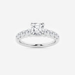 Elara - Graduated Side Stones Engagement Ring