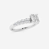 Elara - Graduated Side Stones Engagement Ring