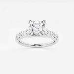 Elara - Graduated Side Stones Engagement Ring