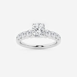 Elara - Graduated Side Stones Engagement Ring