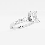 Elara - Graduated Side Stones Engagement Ring