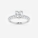 Elara - Graduated Side Stones Engagement Ring