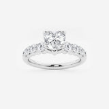 Elara - Graduated Side Stones Engagement Ring