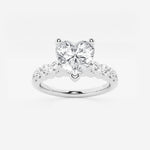 Elara - Graduated Side Stones Engagement Ring