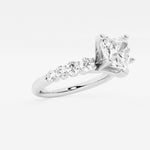 Elara - Graduated Side Stones Engagement Ring