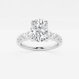 Elara - Graduated Side Stones Engagement Ring
