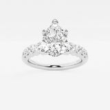 Elara - Graduated Side Stones Engagement Ring
