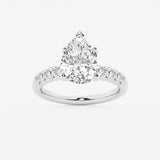 Elara - Graduated Side Stones Engagement Ring
