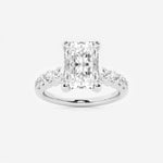 Elara - Graduated Side Stones Engagement Ring