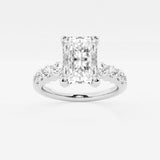 Elara - Graduated Side Stones Engagement Ring