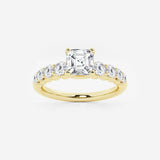Elara - Graduated Side Stones Engagement Ring