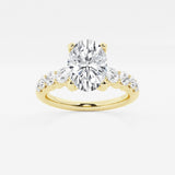 Elara - Graduated Side Stones Engagement Ring