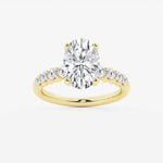 Elara - Graduated Side Stones Engagement Ring