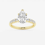 Elara - Graduated Side Stones Engagement Ring