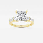 Elara - Graduated Side Stones Engagement Ring