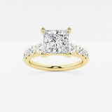 Elara - Graduated Side Stones Engagement Ring