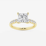 Elara - Graduated Side Stones Engagement Ring