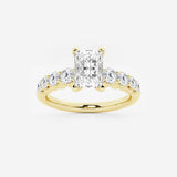 Elara - Graduated Side Stones Engagement Ring