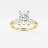Elara - Graduated Side Stones Engagement Ring