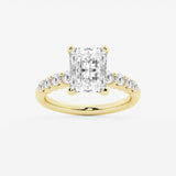 Elara - Graduated Side Stones Engagement Ring