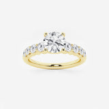 Elara - Graduated Side Stones Engagement Ring